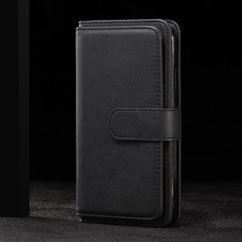 Lærdeksel Folio Deksel Samsung Galaxy S26 Ultra Mobildeksel Kortholder Med 10 Stk