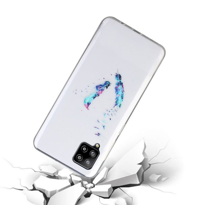 Deksel Samsung Galaxy A12 Gjennomsiktige Fjær