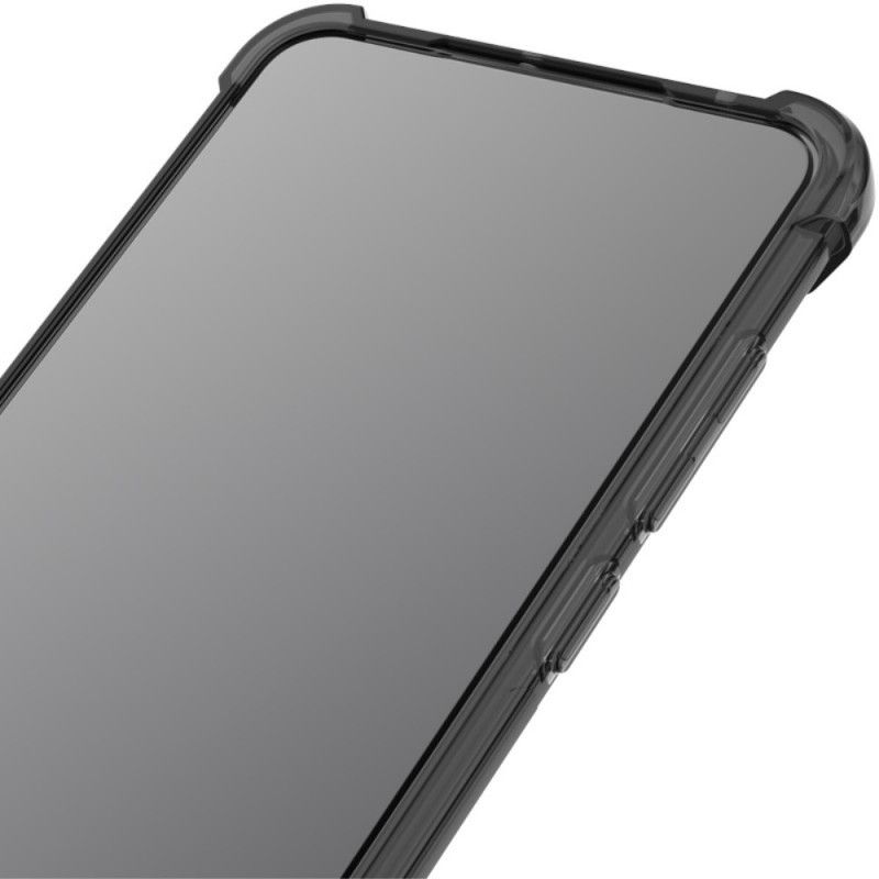 Deksel Samsung Galaxy A12 Svart Imak Silkeaktig Gjennomsiktig