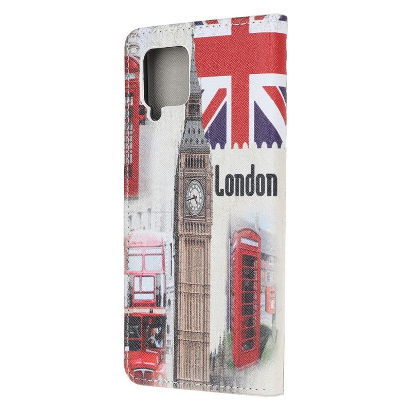 Folio Deksel Samsung Galaxy A12 London Liv