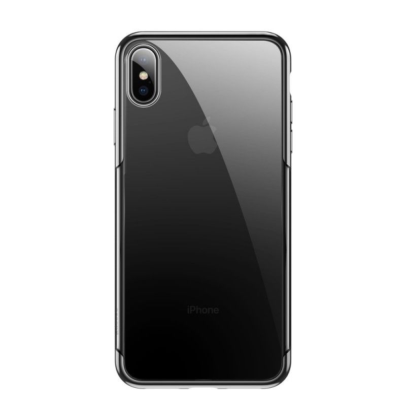Deksel for iPhone XS Rød Baseus Skinnende Serie