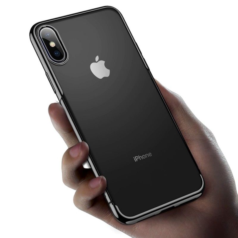 Deksel for iPhone XS Rød Baseus Skinnende Serie