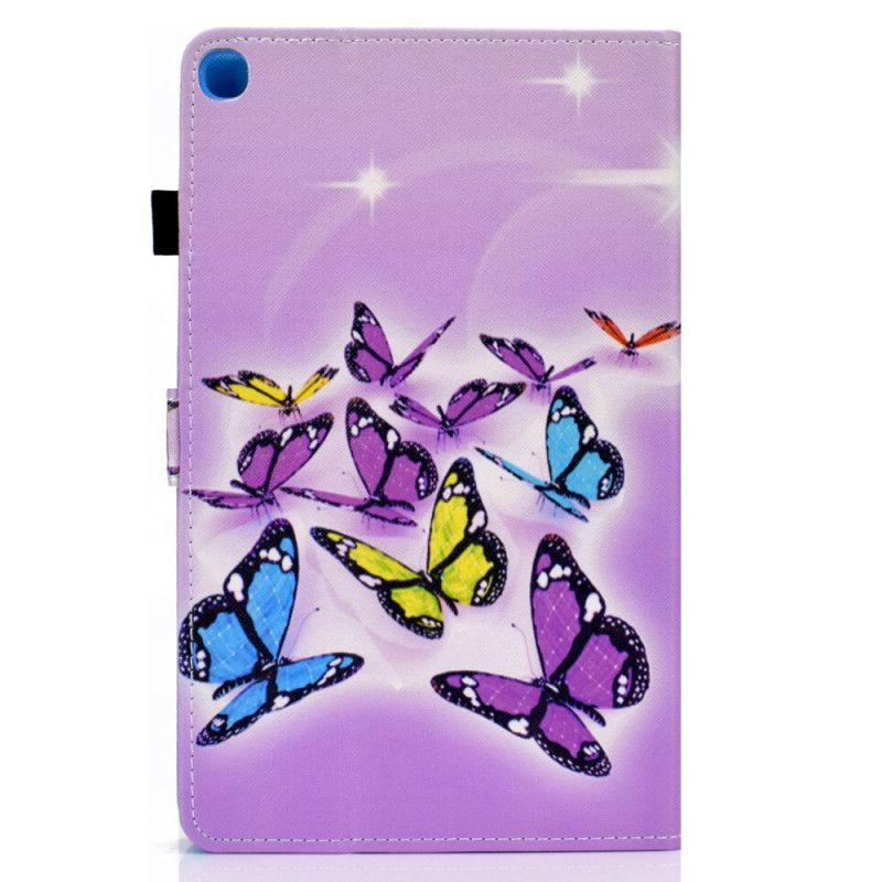 Folio Deksel Samsung Galaxy Tab A 10.1 (2019) Sommerfugler