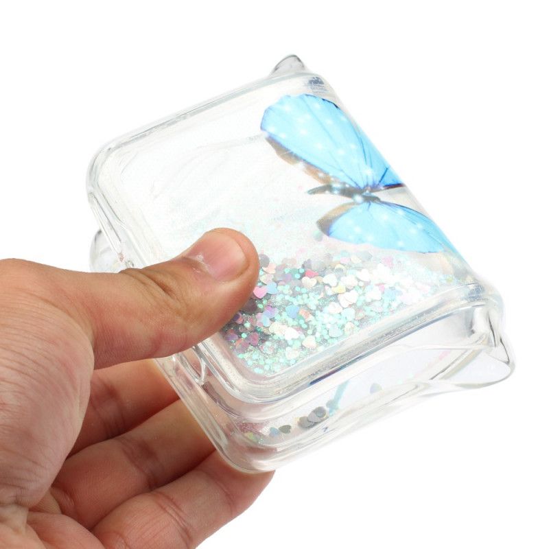 Deksel Samsung Galaxy A52 4G / A52 5G Glitterflygende Sommerfugler Anti-fall