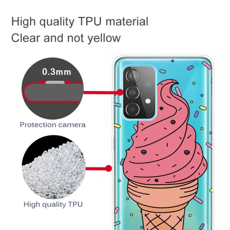 Deksel Samsung Galaxy A52 4G / A52 5G Iskrem
