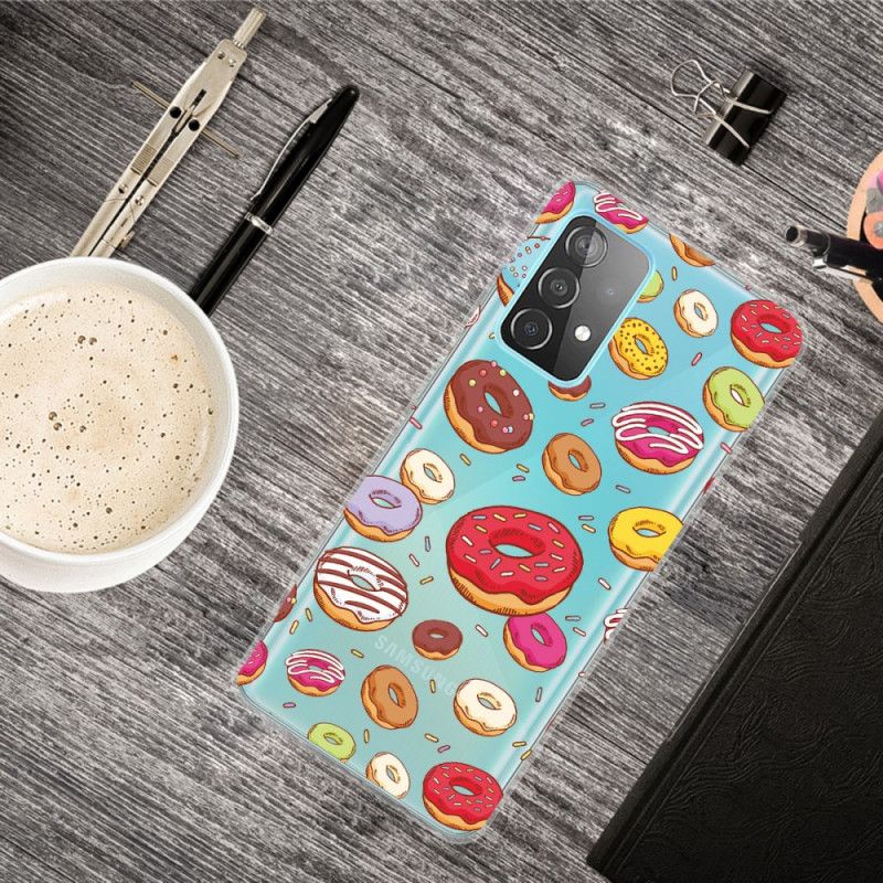 Deksel Samsung Galaxy A52 4G / A52 5G Kjærlighetsdoughnuts