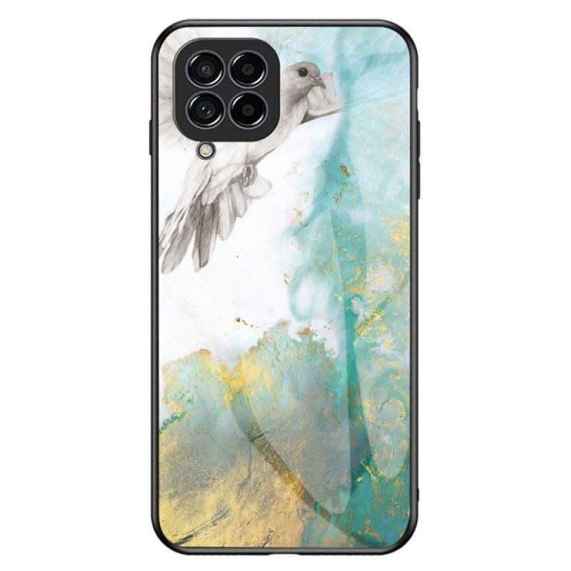 Deksel Til Samsung Galaxy M33 5G Marmor Herdet Glass
