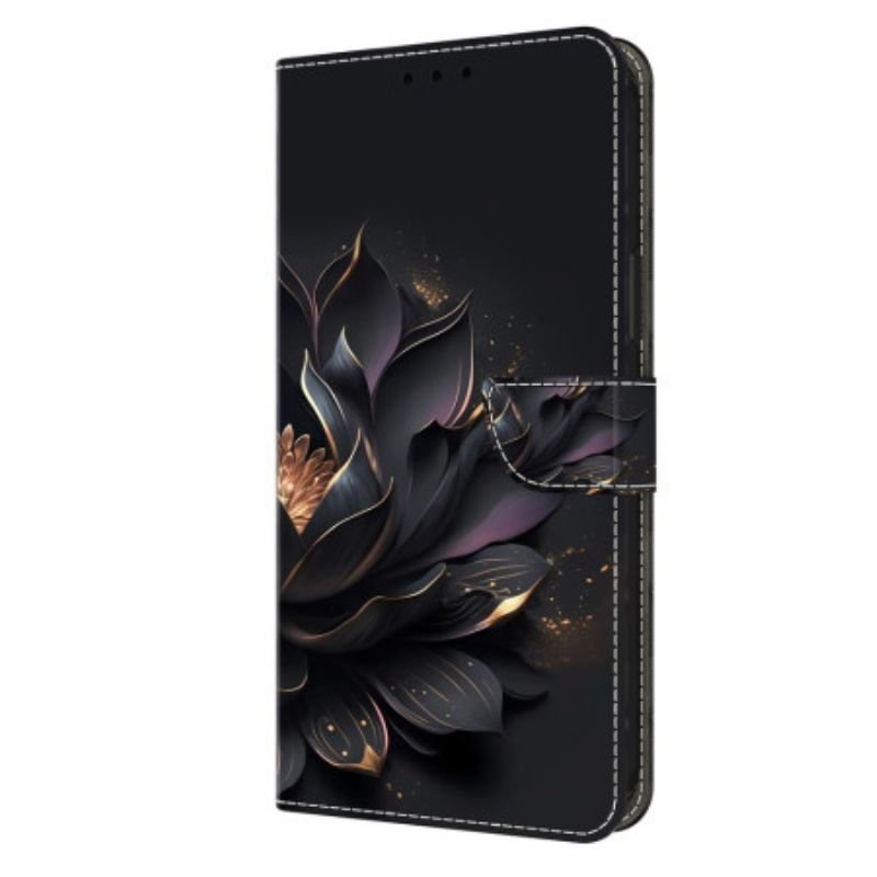 Folio Deksel Xiaomi Redmi Note 13 5g Lilla Lotus