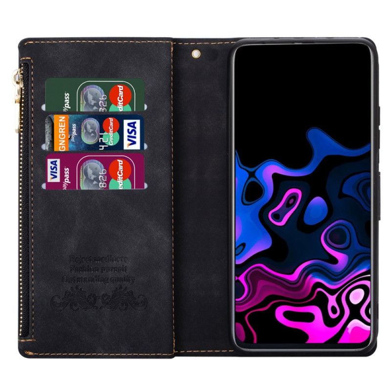 Folio Deksel Xiaomi Redmi Note 13 5g Multifunksjonslinjer Beskyttelse Deksel