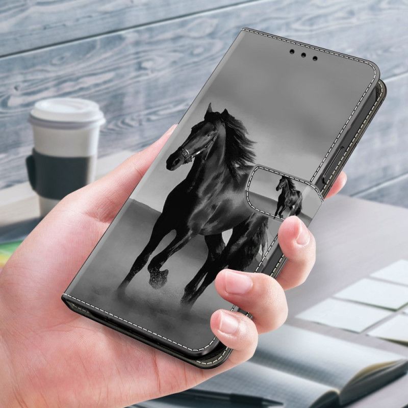 Folio Deksel Xiaomi Redmi Note 13 5g Svart Hest