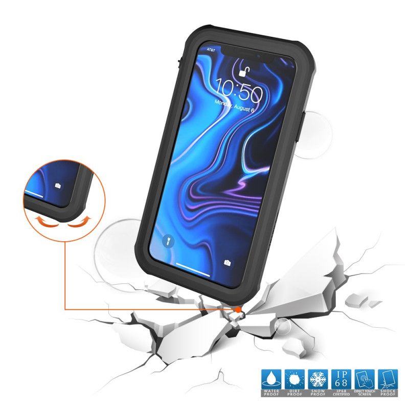 Deksel for iPhone XS Max Svart Vanntett 2M