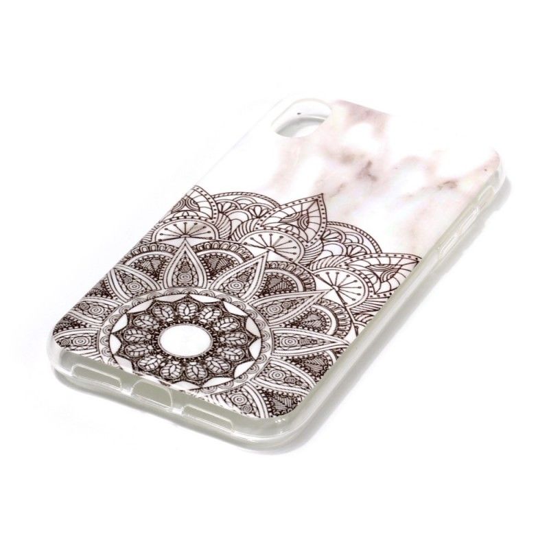Deksel iPhone XS Max Mobildeksel Marmorert Mandala