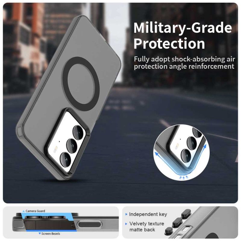 Deksel Realme C75 Mobildeksel Kompatibel Med Frostet Magsafe