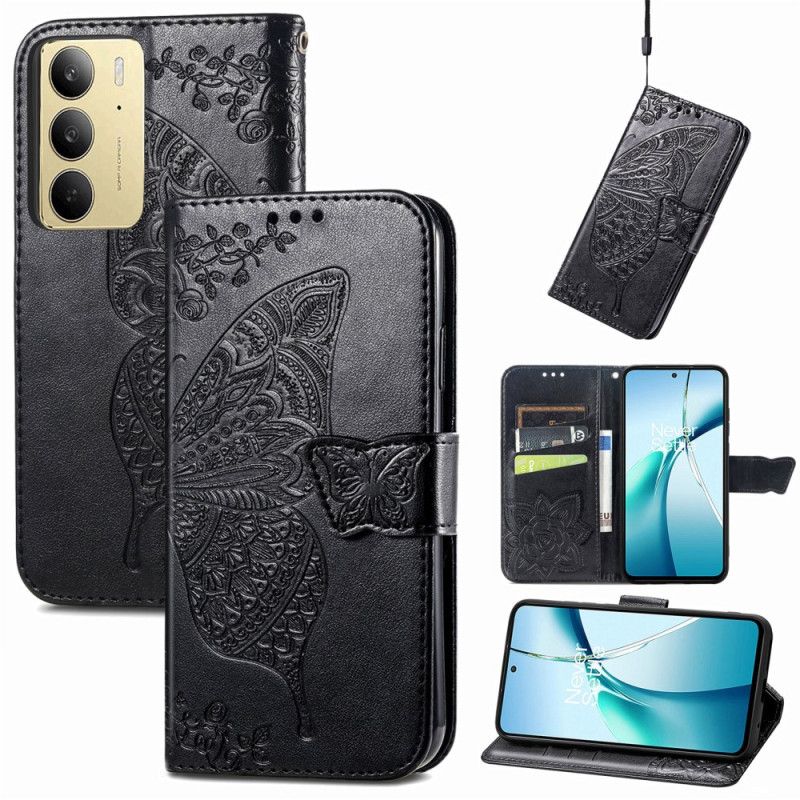 Folio Deksel Realme C75 Barokk Sommerfugl