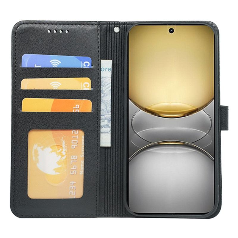 Folio Deksel Realme C75 Enkel Med Stropp