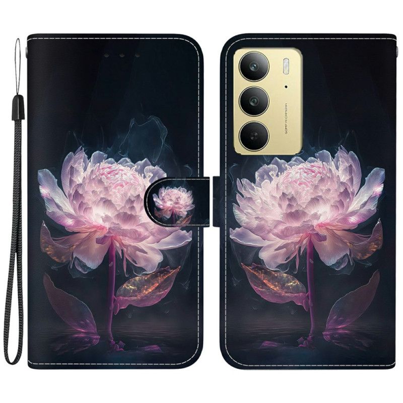 Folio Deksel Realme C75 Lilla Peon