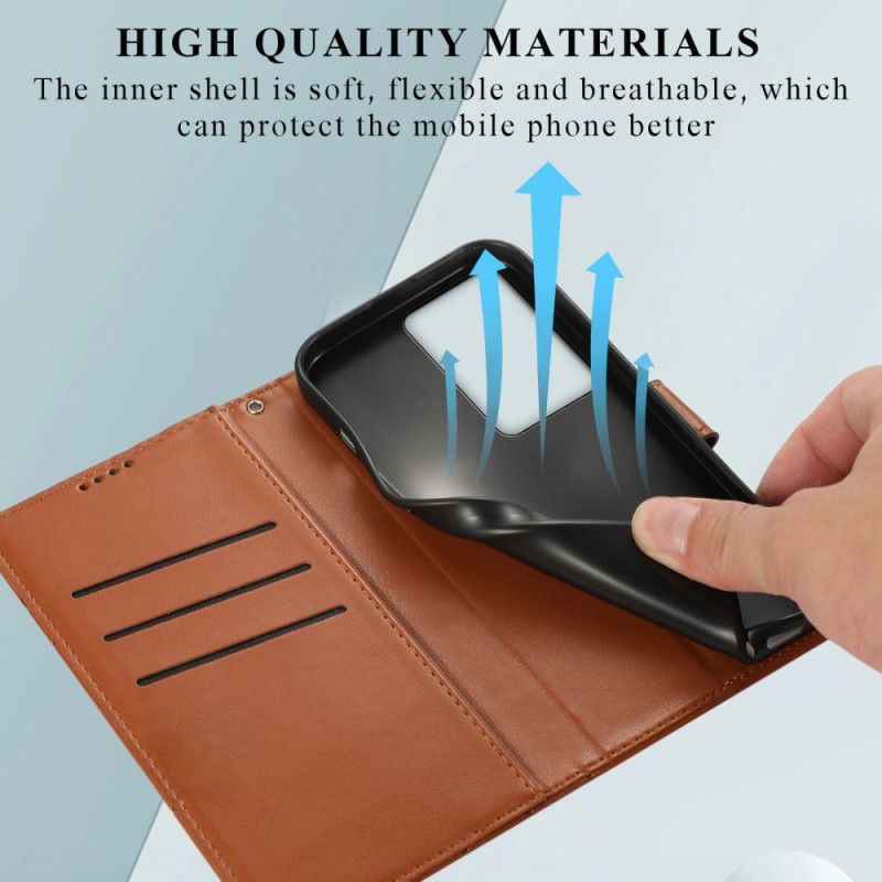 Folio Deksel Realme C75 Linjer