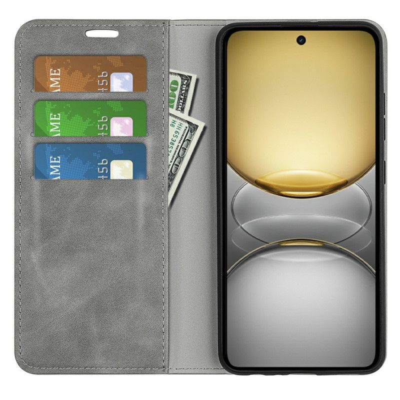 Folio Deksel Realme C75 Skinnstil