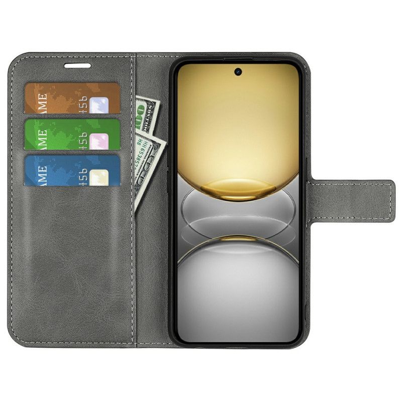 Folio Deksel Realme C75 Skinnstil