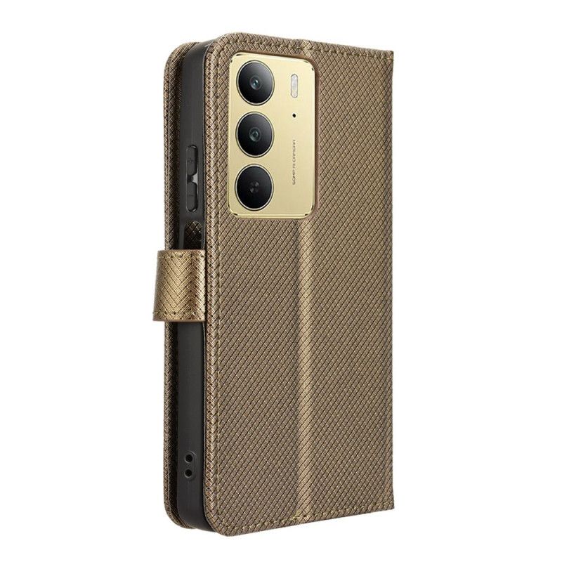 Folio Deksel Til Realme C75 Prikkereim