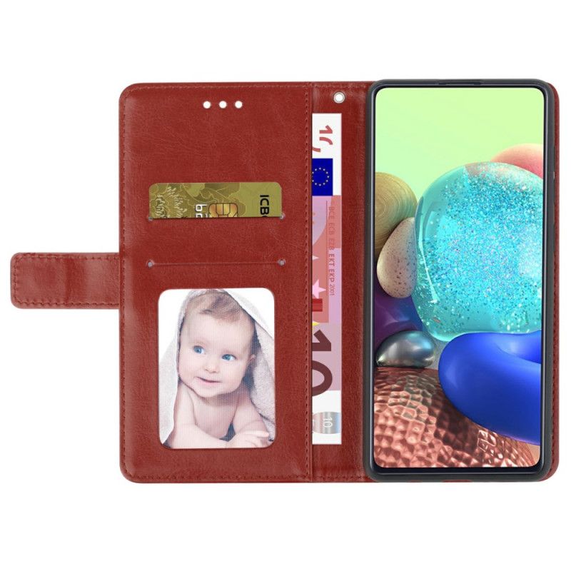 Lærdeksel Folio Deksel Realme C75 Y-designstropp