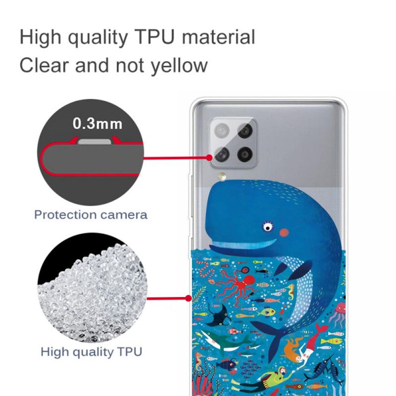 Deksel Samsung Galaxy A42 5G Marine Verden