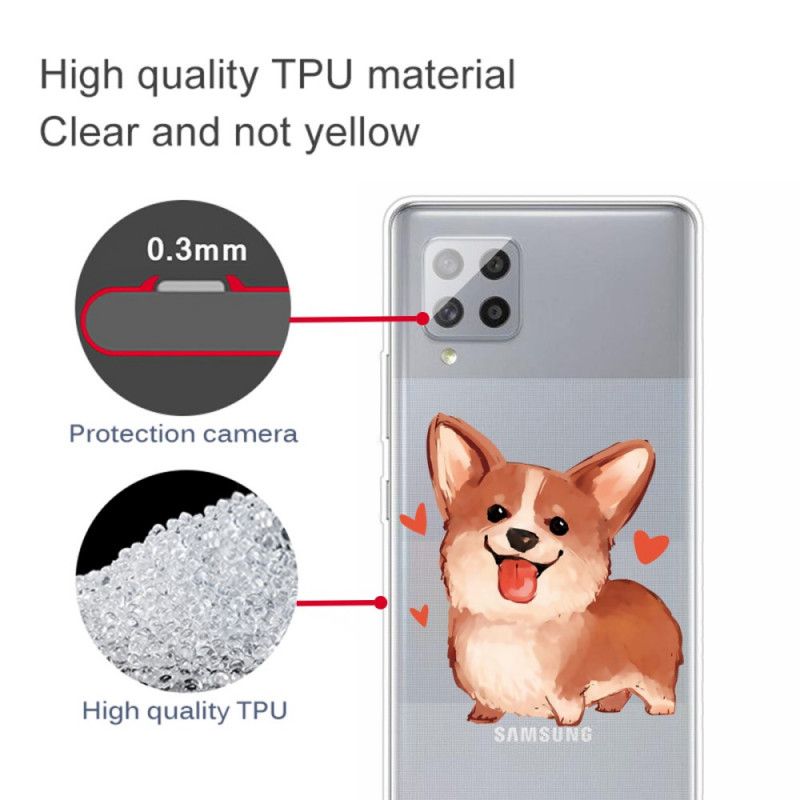 Deksel Samsung Galaxy A42 5G Mobildeksel Den Lille Hunden Min