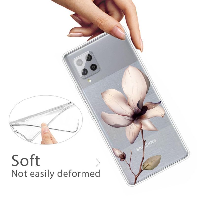 Deksel Samsung Galaxy A42 5G Premium Blomster