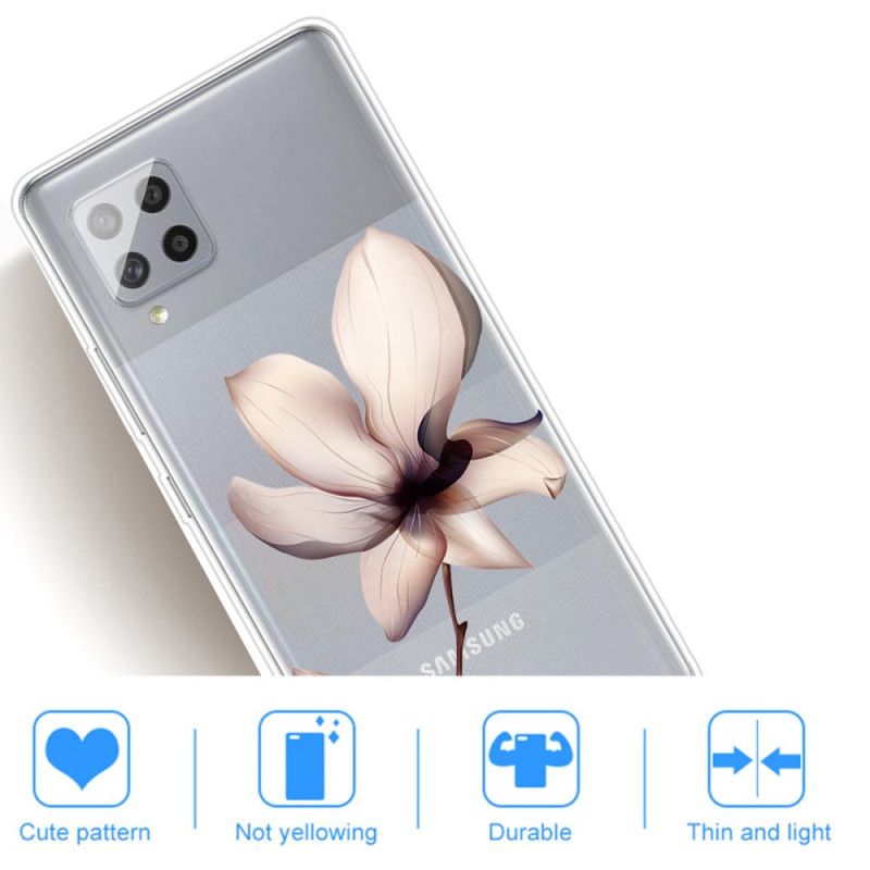 Deksel Samsung Galaxy A42 5G Premium Blomster