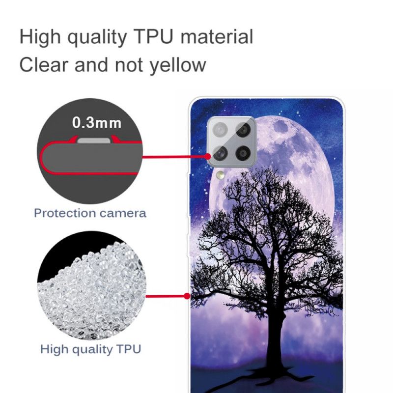 Deksel Samsung Galaxy A42 5G Tre Og Måne Anti-fall