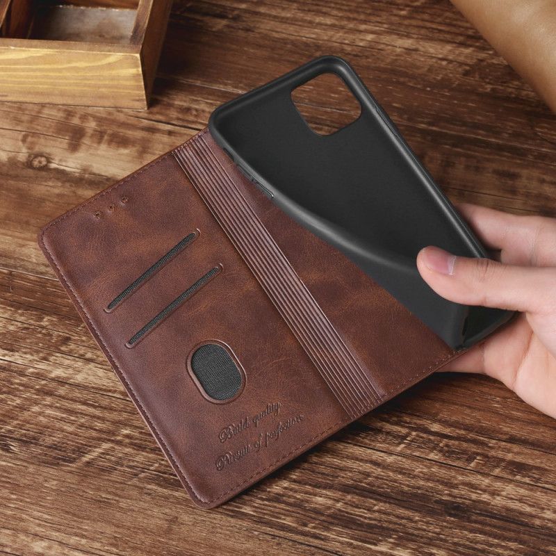 Folio Deksel Samsung Galaxy A42 5G Svart Couture Skinnstil