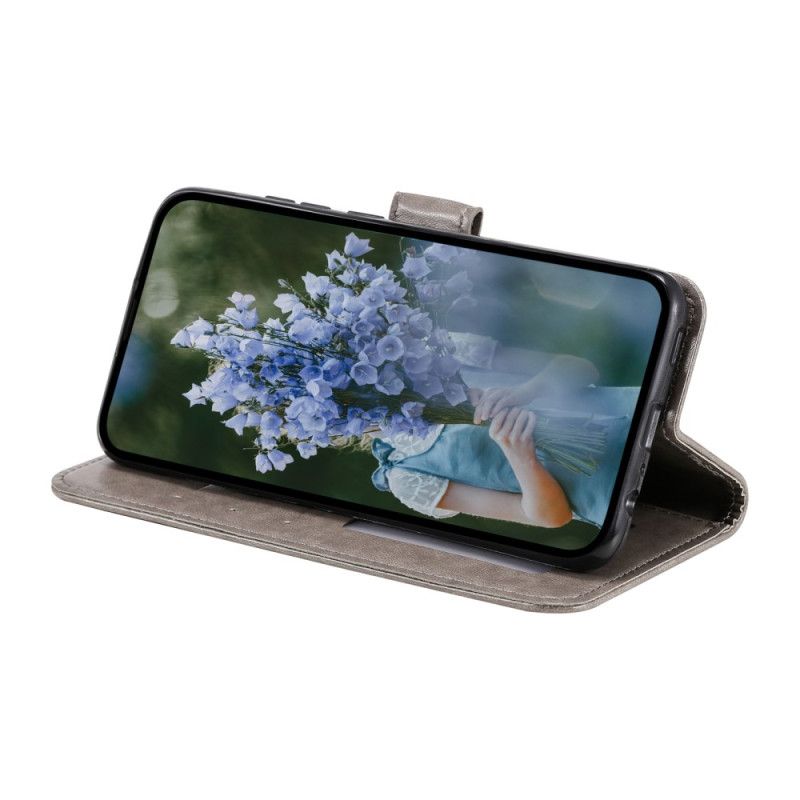 Lærdeksel Folio Deksel Google Pixel 8 Pro Mobildeksel Mandala Med Stropp