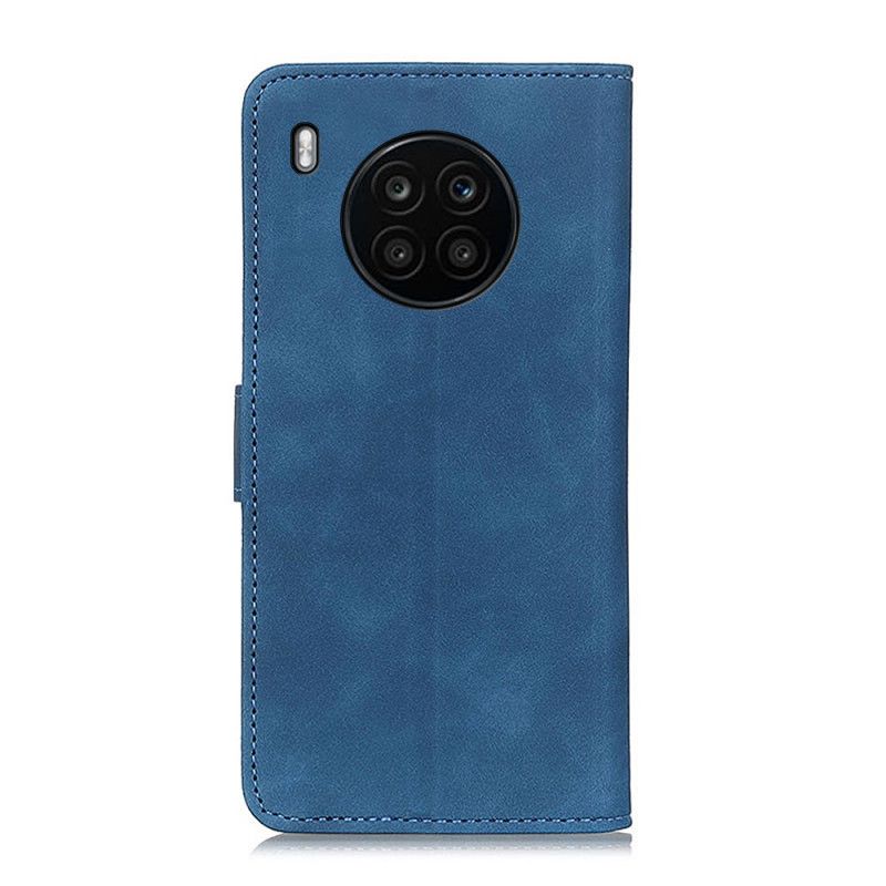 Folio Deksel Til Huawei Nova 8i / Honor 50 Lite Khazneh Vintage Skinneffekt