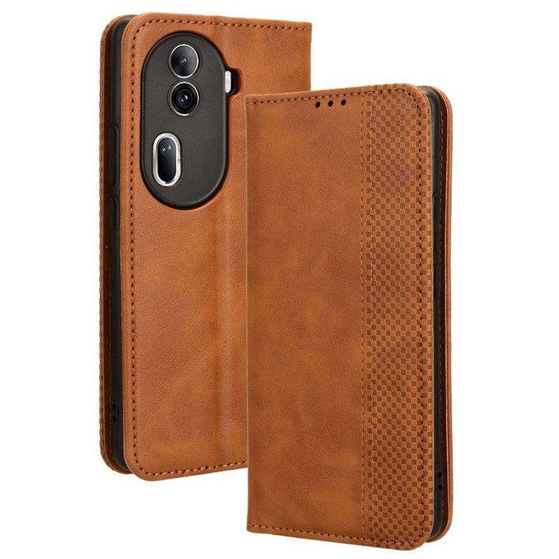 Folio Deksel Lær Oppo Reno 11 Pro 5g Mobildeksel Retro