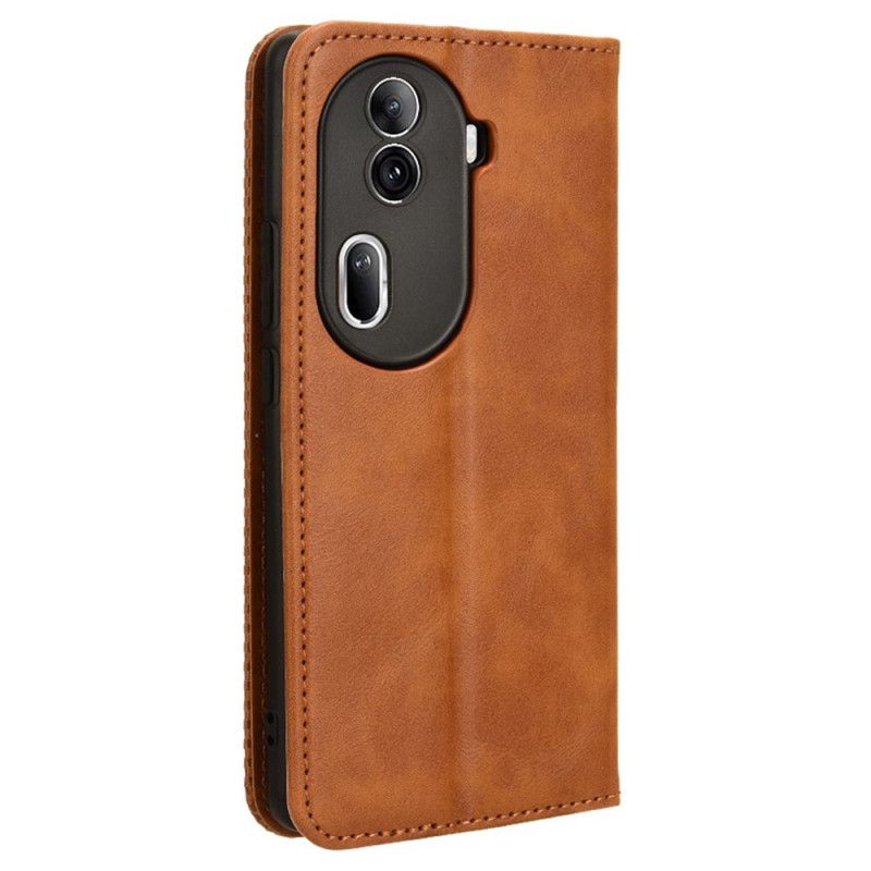 Folio Deksel Lær Oppo Reno 11 Pro 5g Mobildeksel Retro