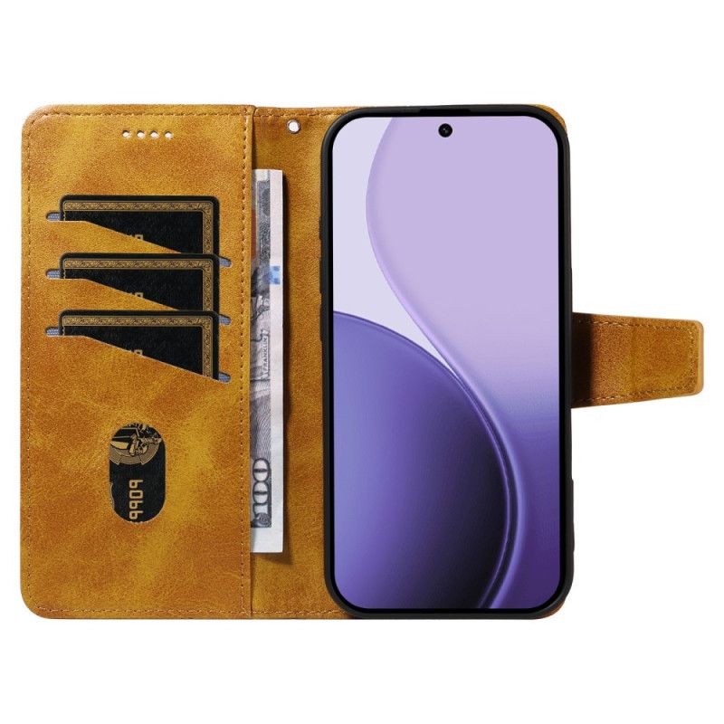 Folio Deksel Til Oppo Reno 14 5g Diamantkant