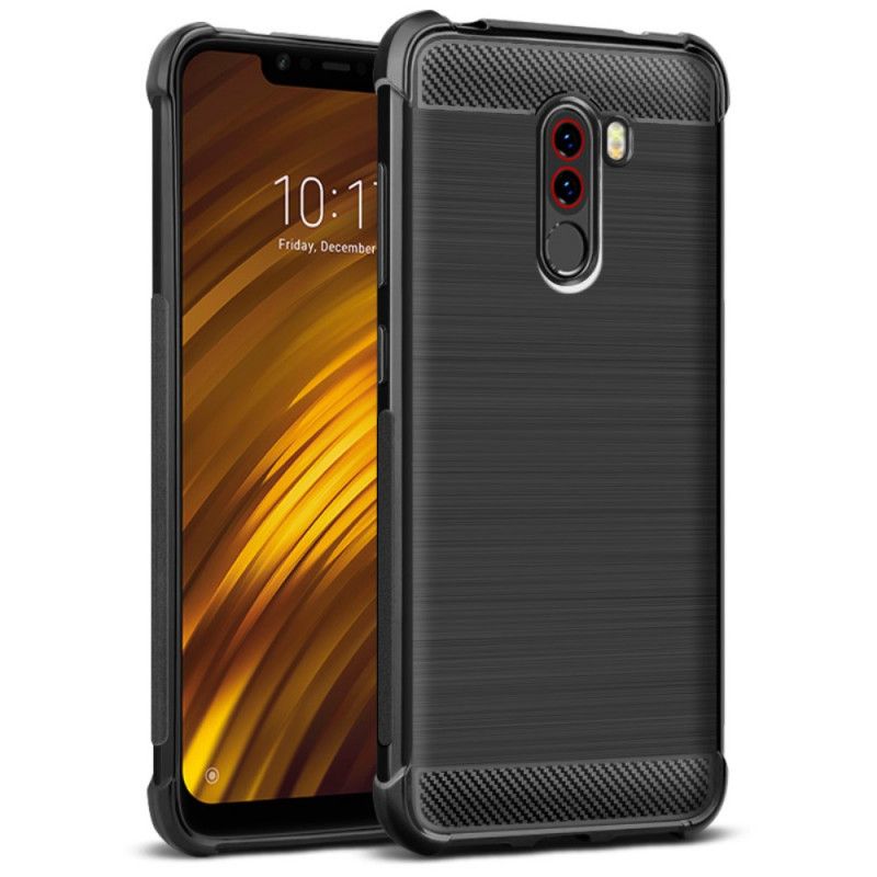 Deksel for Xiaomi Pocophone F1 Imak Børstet Karbonfiber