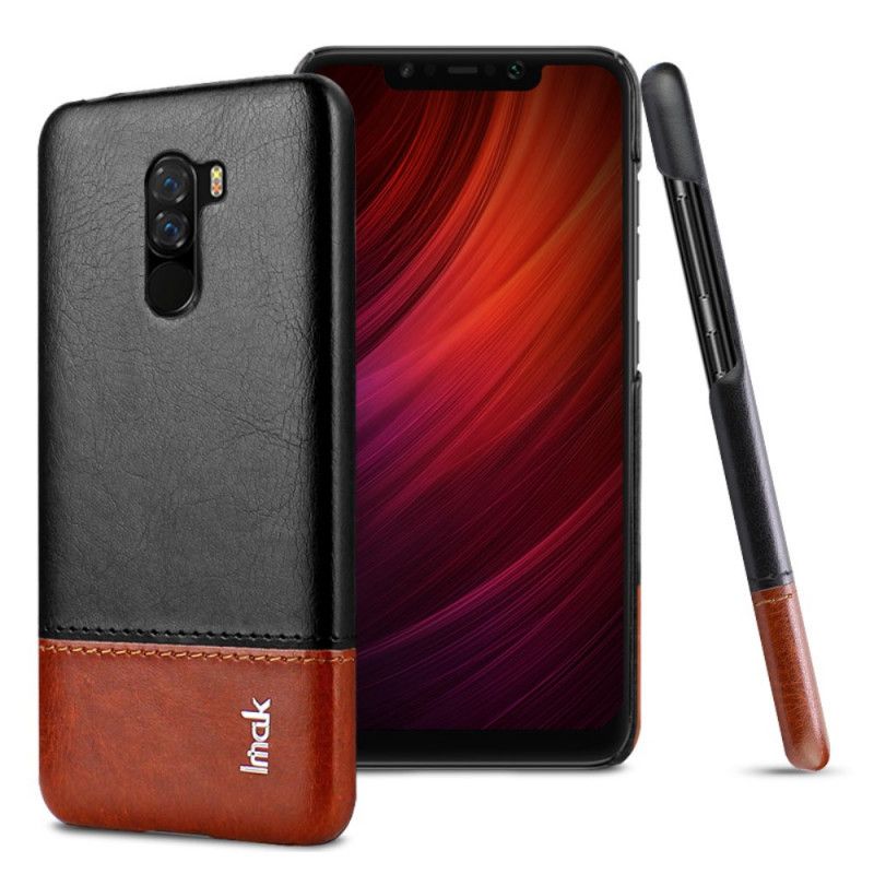 Deksel Xiaomi Pocophone F1 Svart Imak Ruiyi Serie Skinneffekt