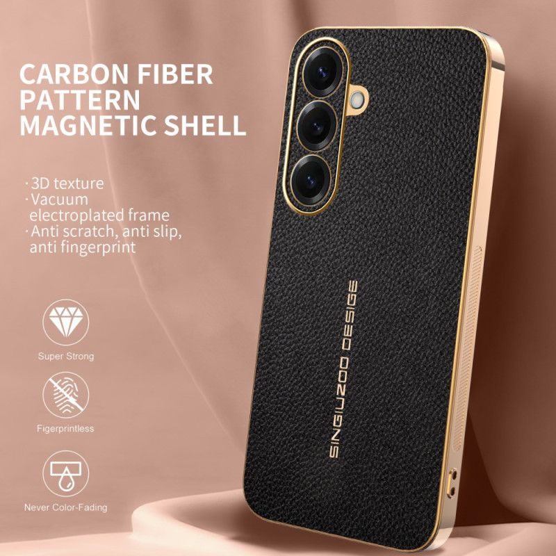 Deksel Samsung Galaxy S26 Litchi Tekstur