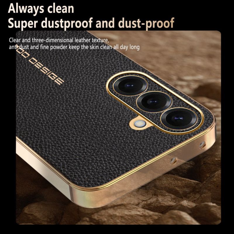 Deksel Samsung Galaxy S26 Litchi Tekstur