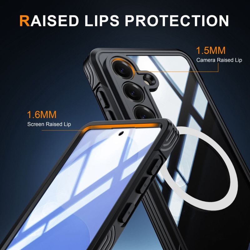 Deksel Samsung Galaxy S26 Magnetisk Med Beskyttelsesfilm I Herdet Glass