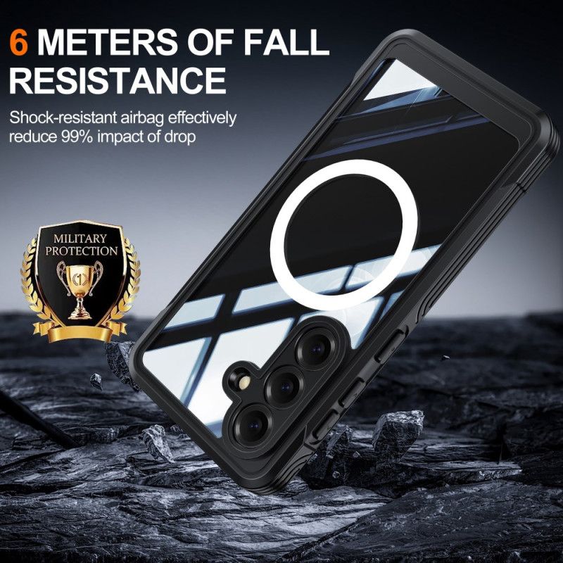 Deksel Samsung Galaxy S26 Magnetisk Med Beskyttelsesfilm I Herdet Glass