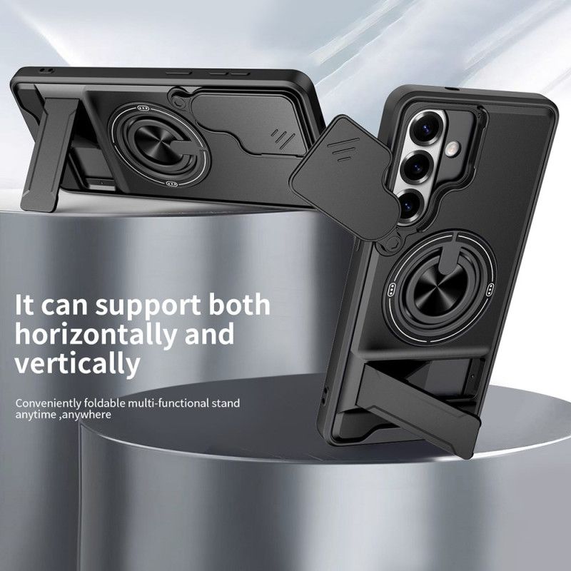 Deksel Samsung Galaxy S26 Magnetisk Sammenleggbar Ringholder Og Kamerabeskytter