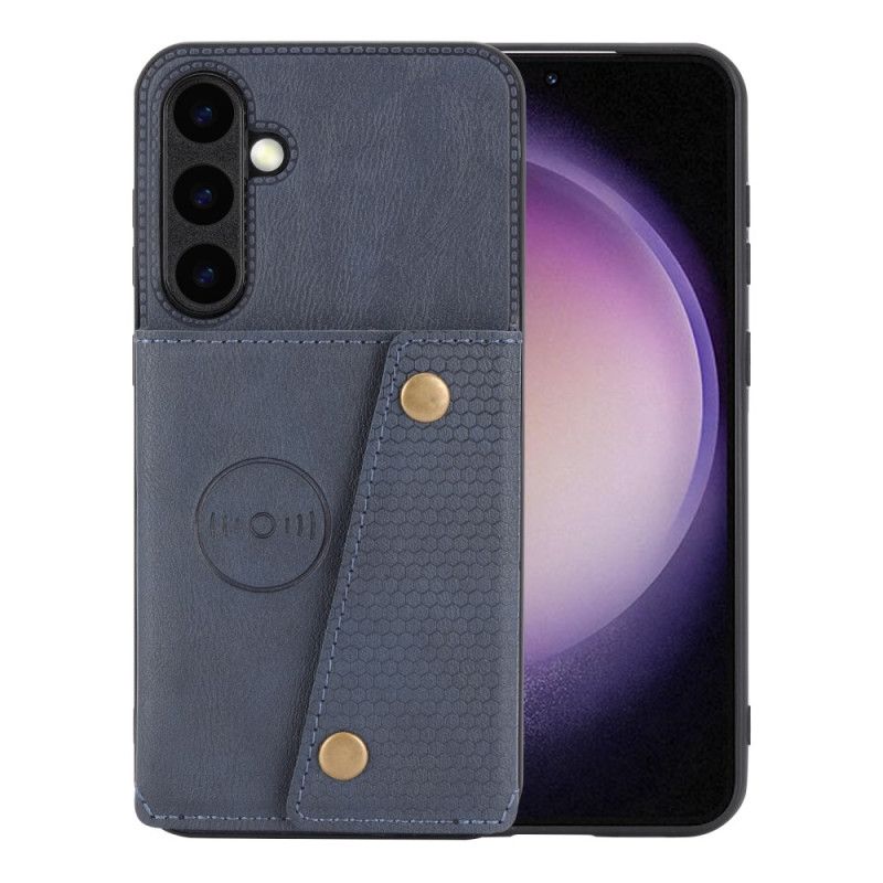 Deksel Samsung Galaxy S26 Mobildeksel Kortholder I Skinneffekt