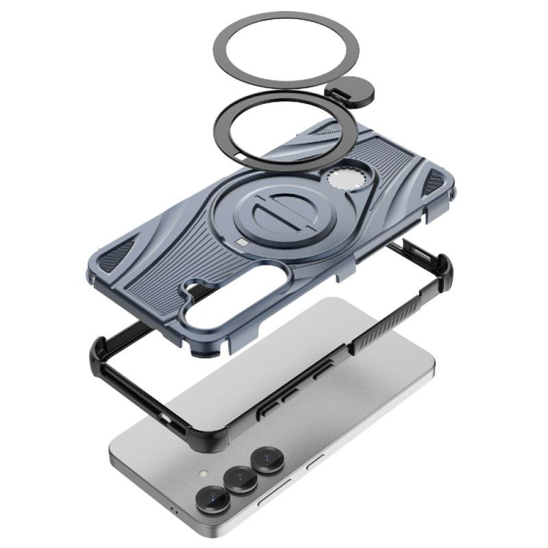 Deksel Samsung Galaxy S26 Mobildeksel Magnetisk Med Roterende Stativ