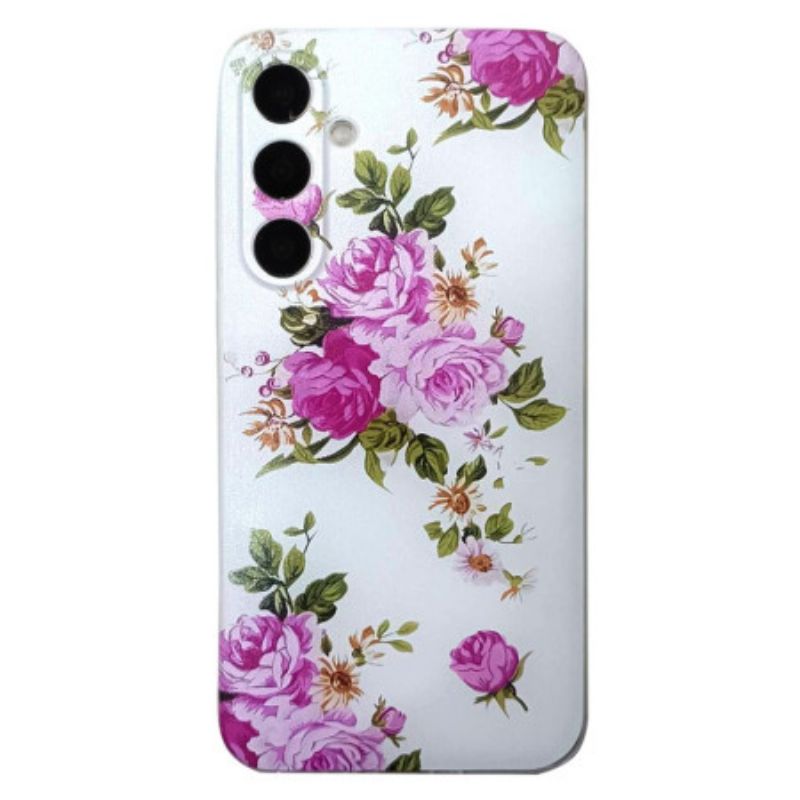 Deksel Samsung Galaxy S26 Mobildeksel Rosa Blomster