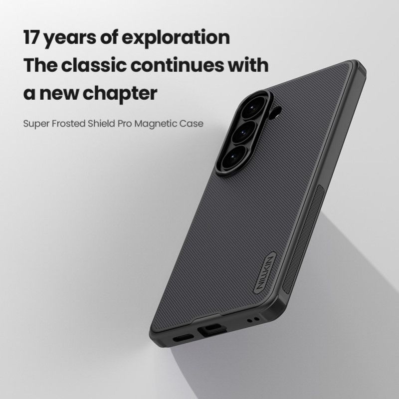 Deksel Samsung Galaxy S26 Nillkin Super Frosted Shield Magnetisk Lommebok Beskyttelse Deksel