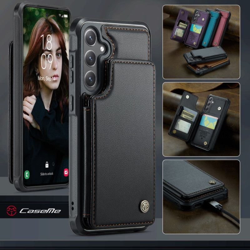 Deksel Samsung Galaxy S26 Rfid-blokkering Og 5 Kortspor Caseme