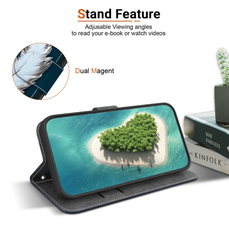 Folio Deksel Samsung Galaxy S26 Hvite Fjær