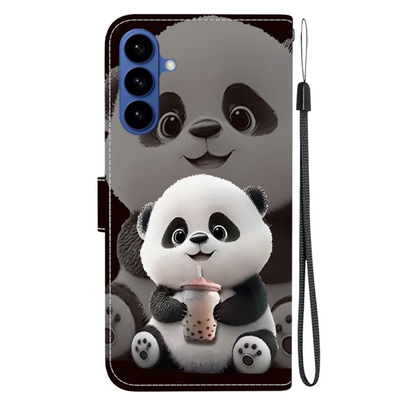 Folio Deksel Samsung Galaxy S26 Lille Panda Beskyttelse Deksel
